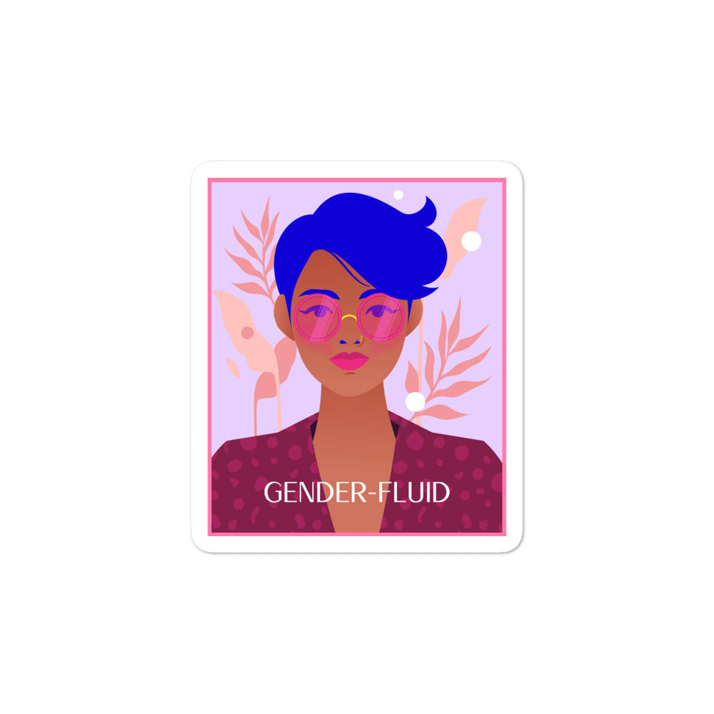 Genderfluid Bubble-Free Stickers
