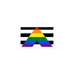 Straight Ally Bubble-Free Stickers