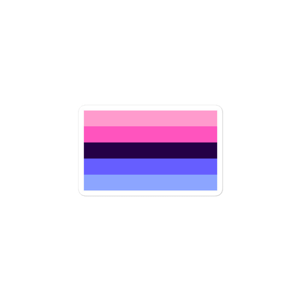 Omnisexual Flag Bubble-Free Stickers
