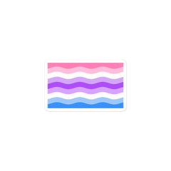 Alternative Genderfluid Bubble-Free Stickers