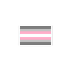 Demigirl Flag Bubble-Free Stickers