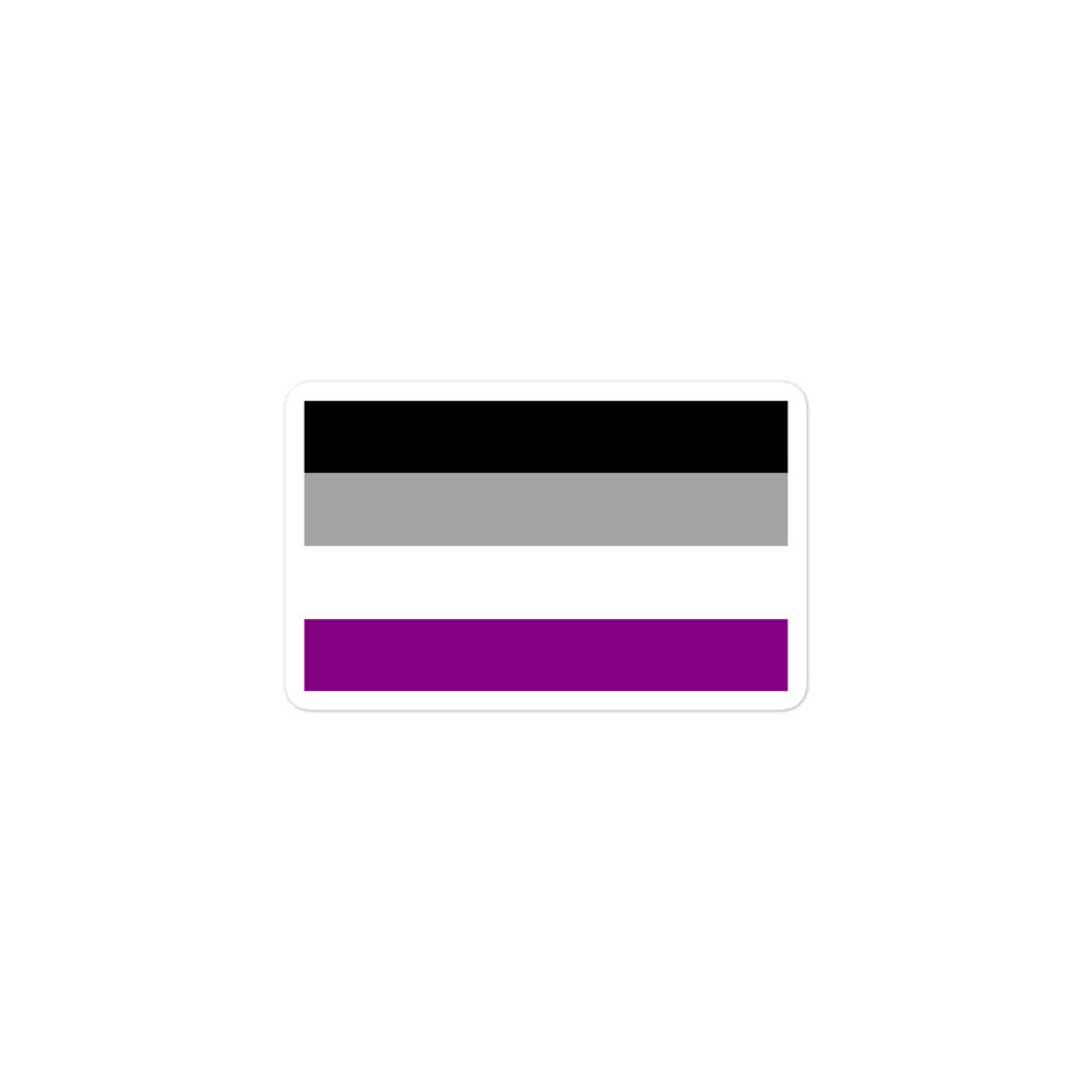 Asexual Flag Bubble-Free Stickers