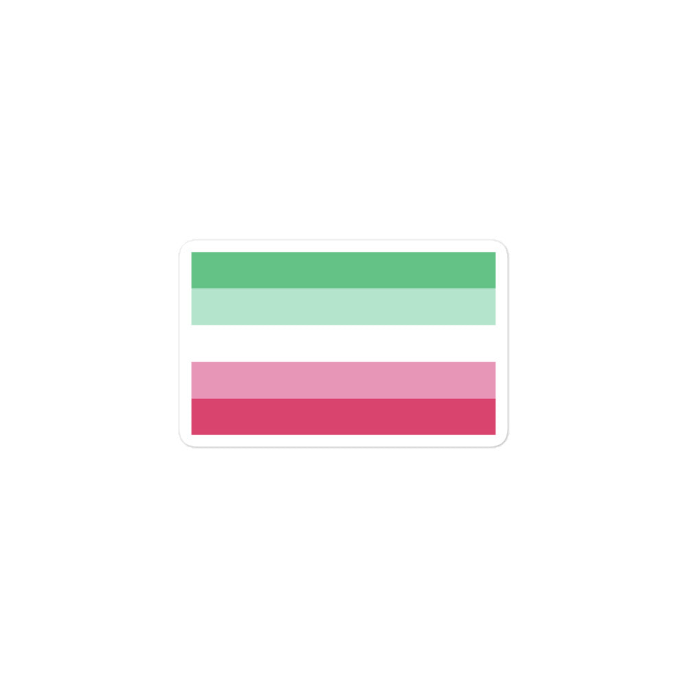 Abrosexual Flag Bubble-Free Stickers