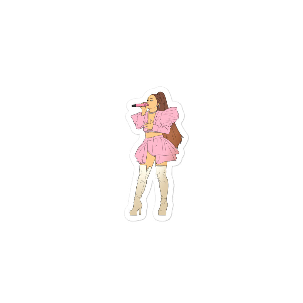 Ariana Grande Bubble-Free Stickers