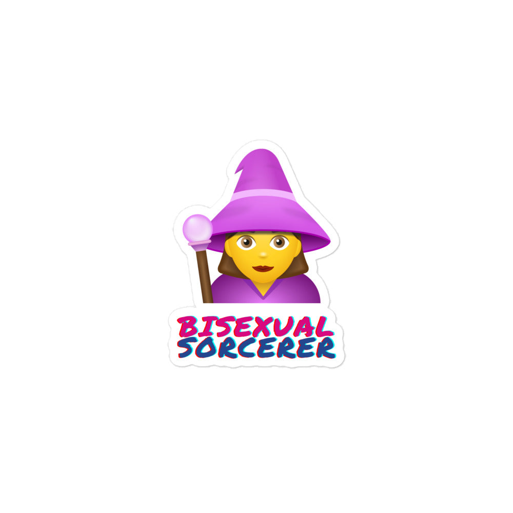 Bisexual Sorcerer Bubble-Free Stickers