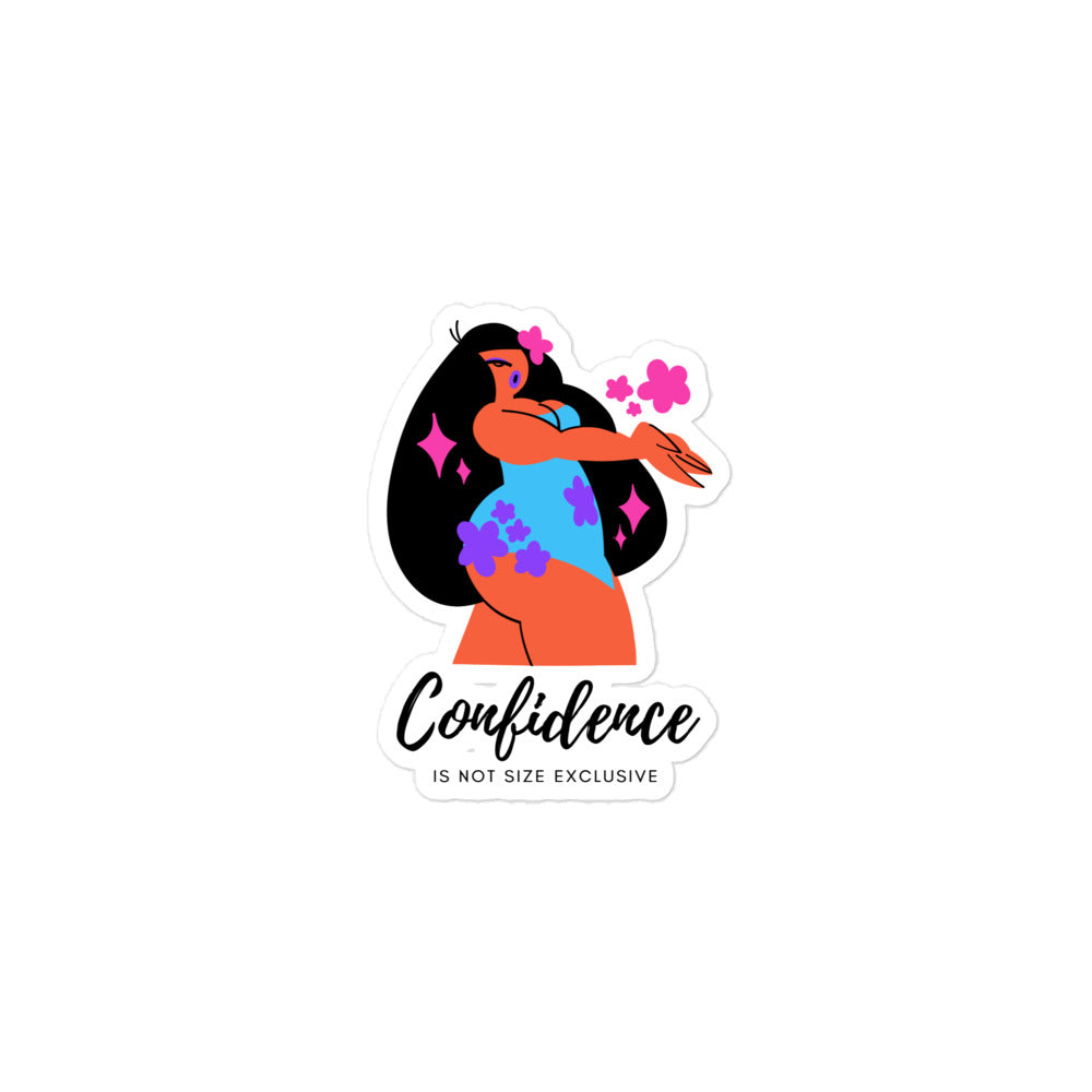 Body Confidence Bubble-Free Stickers