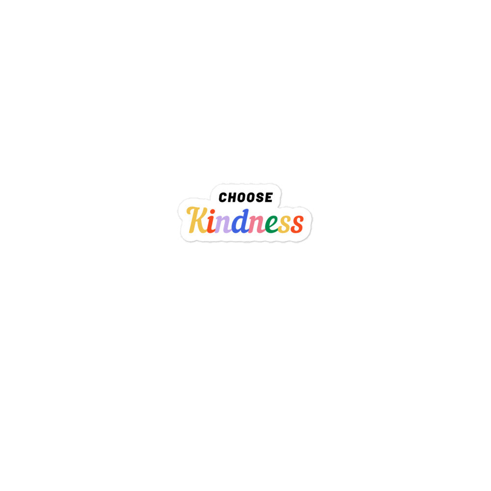 Choose Kindness Bubble-Free Stickers