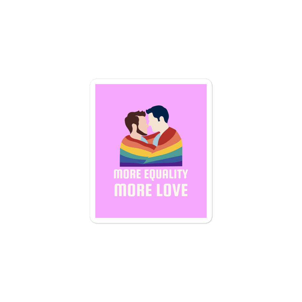 LGBT Couple Bubble-Free Stickers