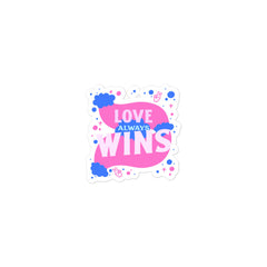Love Always Wins Bubble-Free Stickers