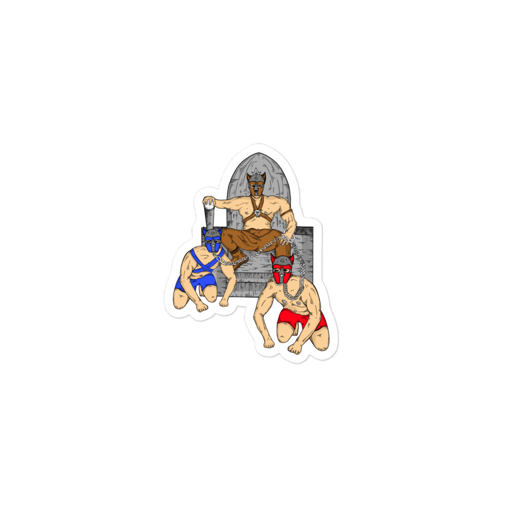 Pup Play Bubble-Free Stickers