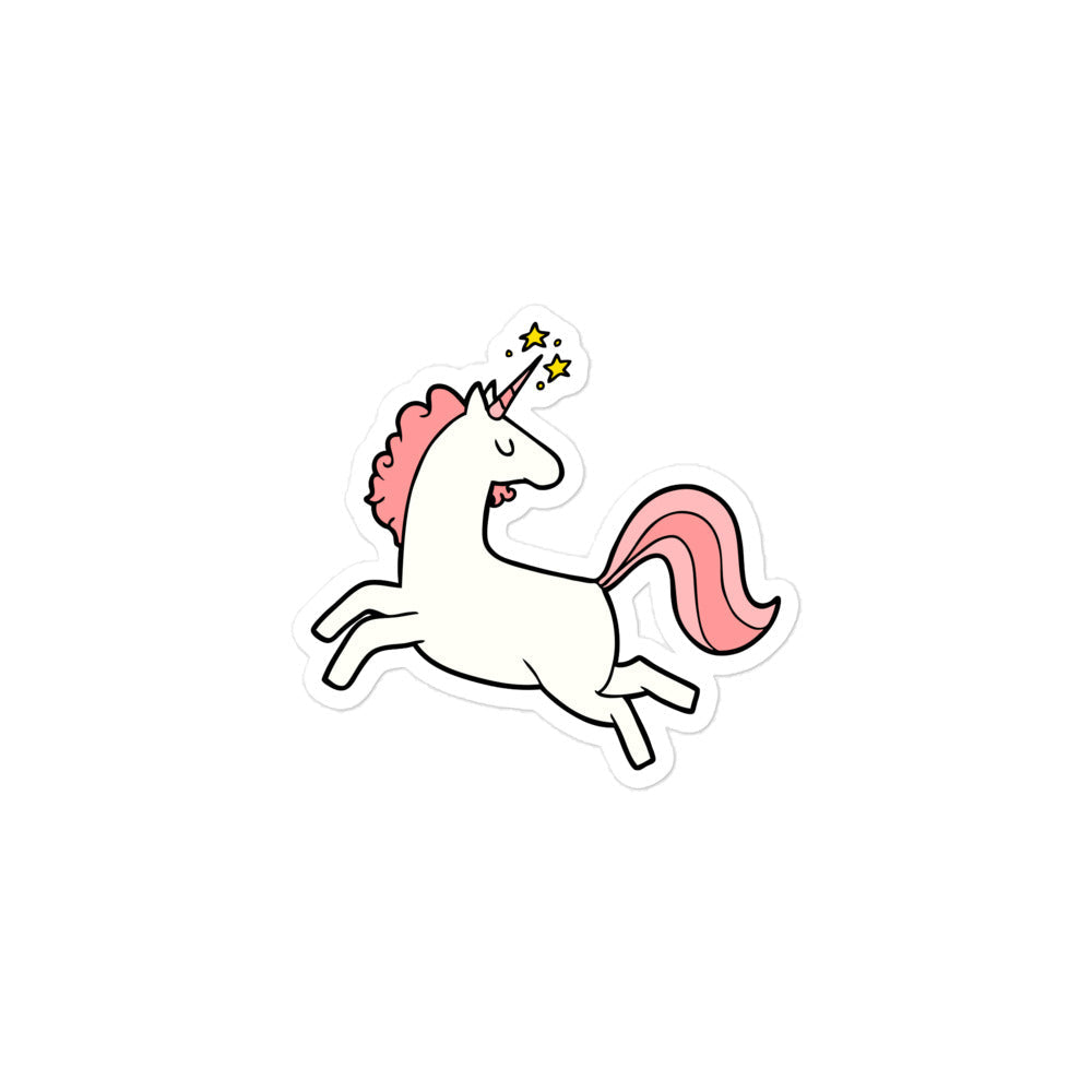 Unicorn Bubble-Free Stickers