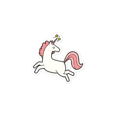 Unicorn Bubble-Free Stickers