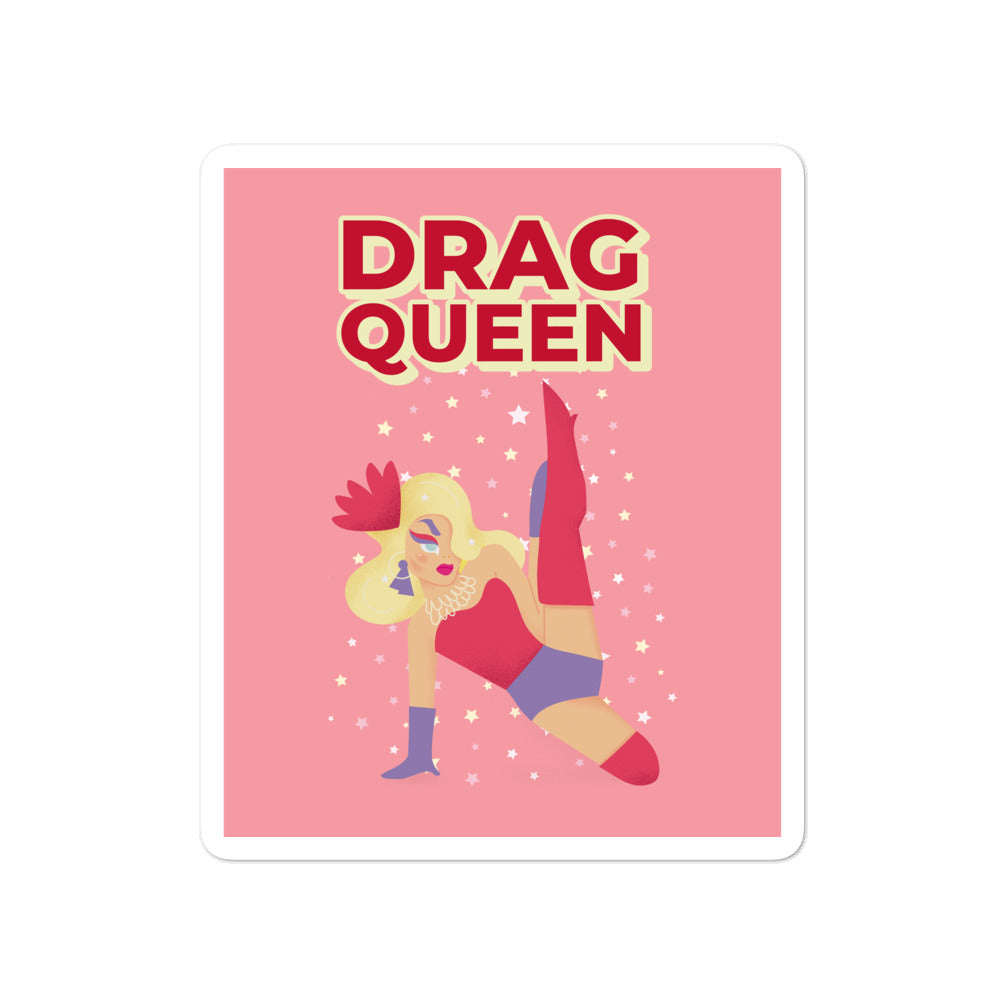 Drag Queen Bubble-Free Stickers