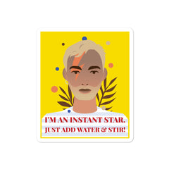 I'm An Instant Star Bubble-Free Stickers