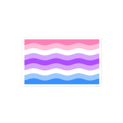 Alternative Genderfluid Bubble-Free Stickers