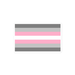 Demigirl Flag Bubble-Free Stickers