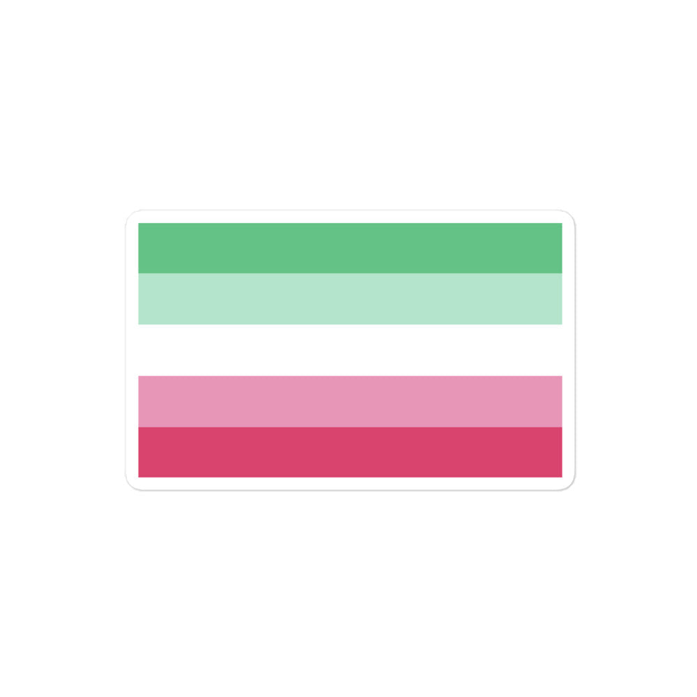 Abrosexual Flag Bubble-Free Stickers