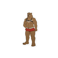 Gay Bear Bubble-Free Stickers