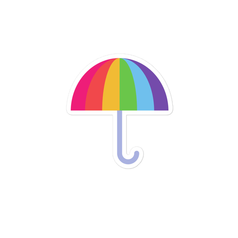 Gay Umbrella Bubble-Free Stickers