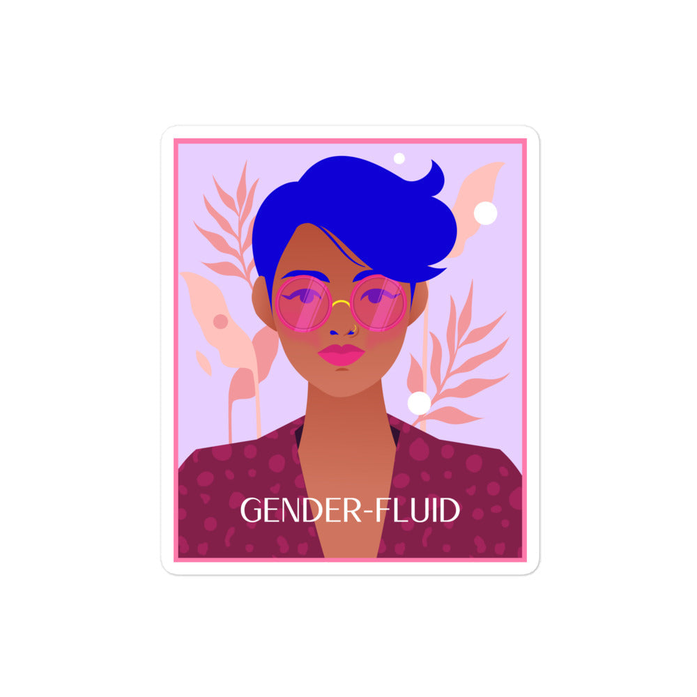 Gender-Fluid Bubble-Free Stickers