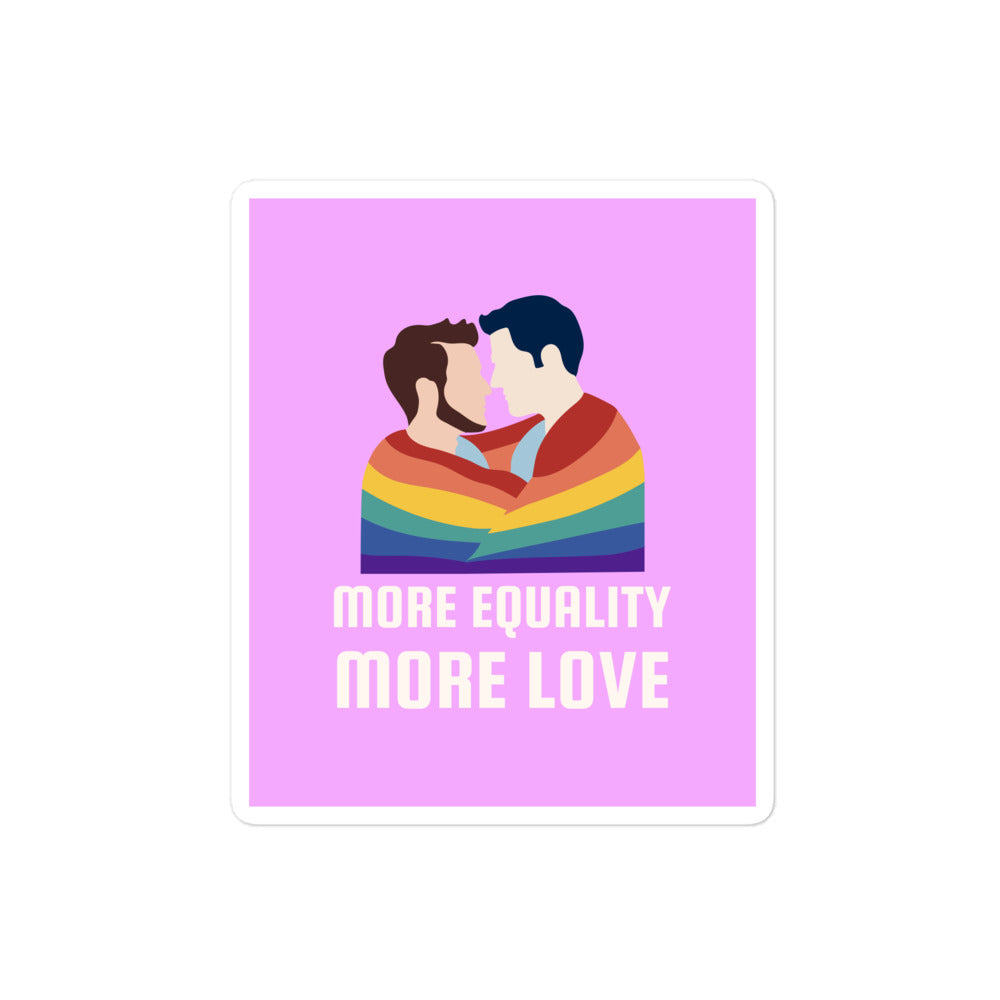 LGBT Couple Bubble-Free Stickers