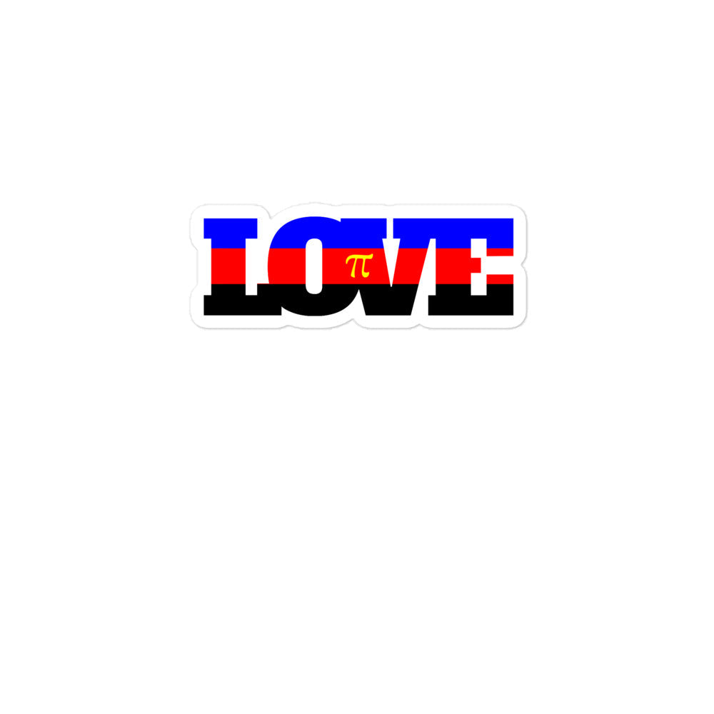 Polyamory Love Bubble-Free Stickers