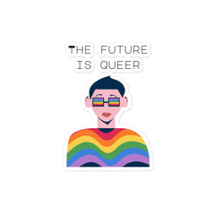 The Future Is Queer Bubble-Free Stickers