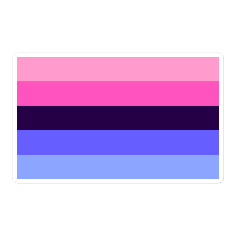 Omnisexual Flag Bubble-Free Stickers