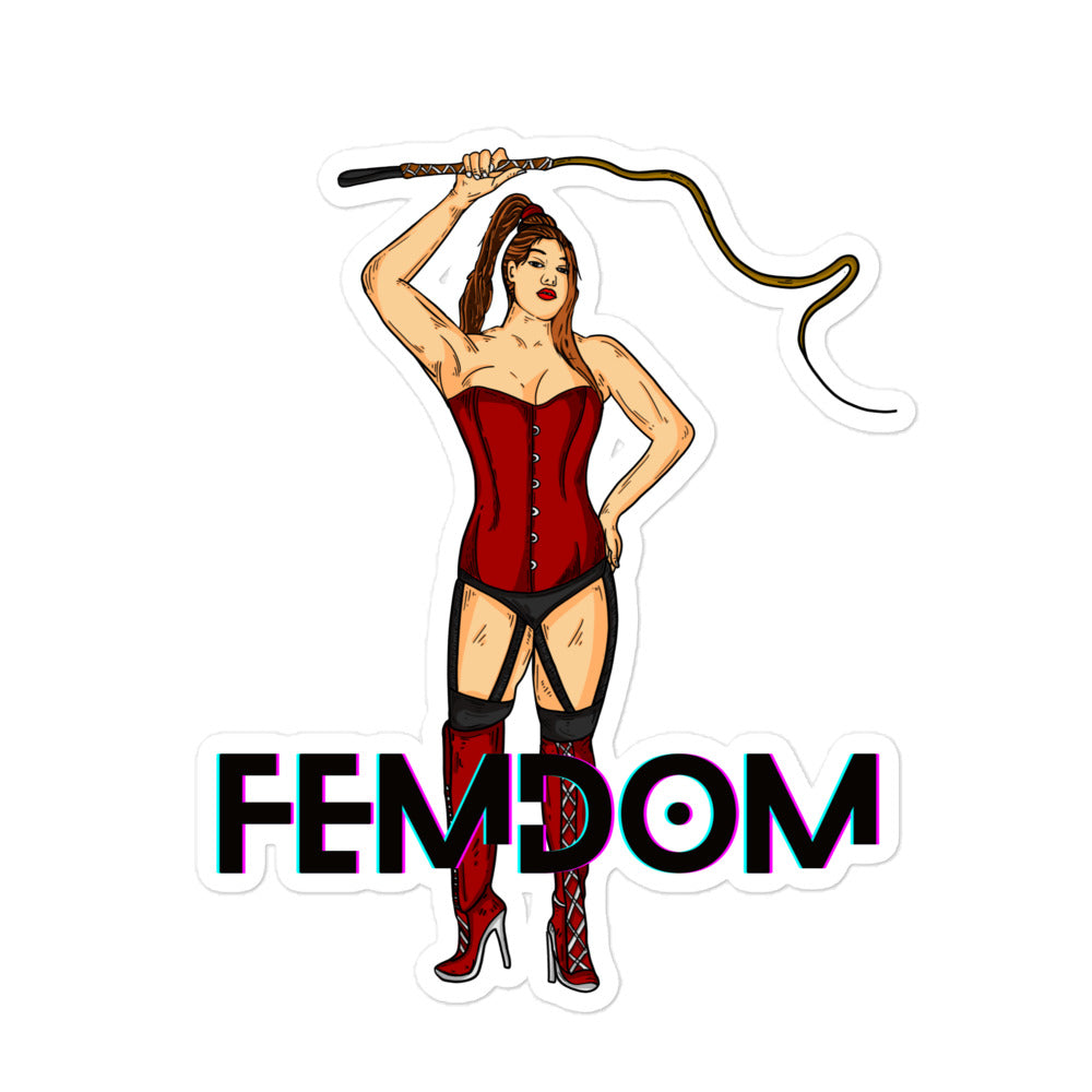 Femdom Bubble-Free Stickers