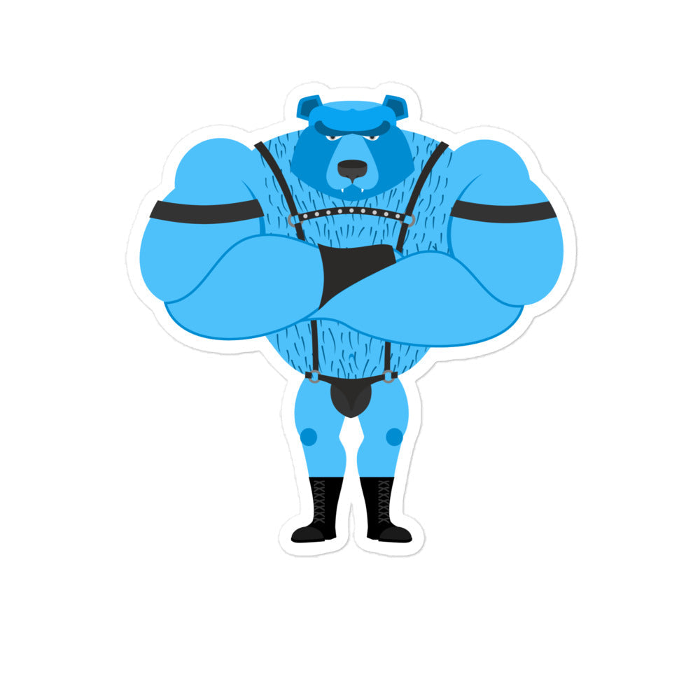 Fetish Gay Bear Bubble-Free Stickers