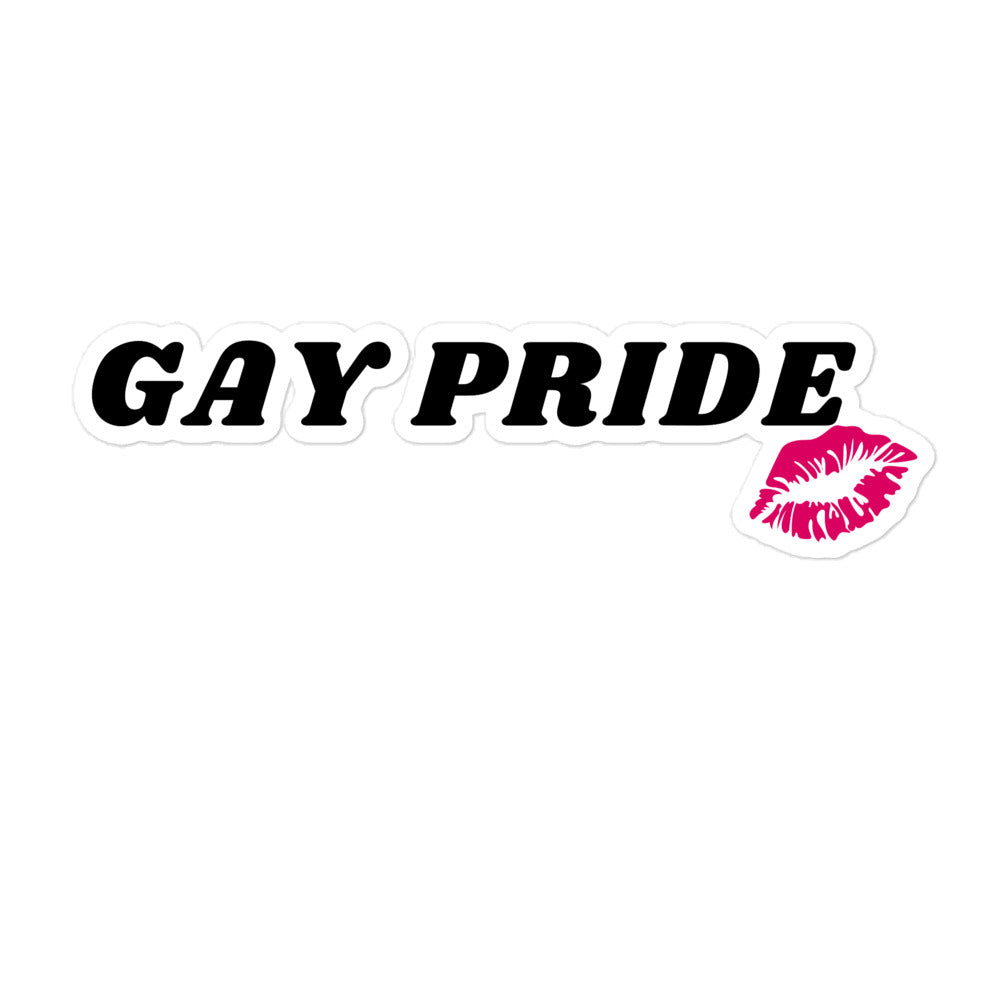 Gay Pride Bubble-Free Stickers