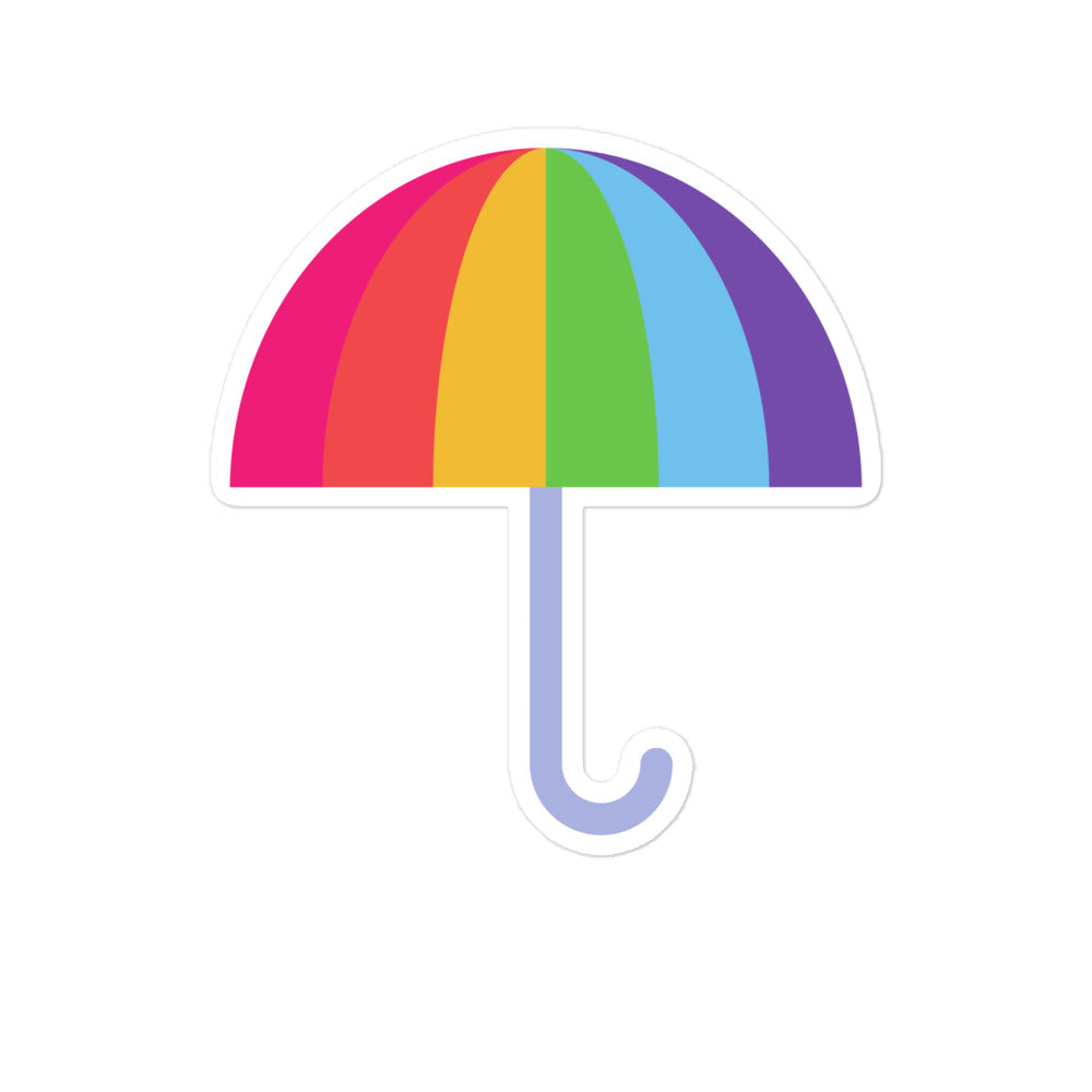 Gay Umbrella Bubble-Free Stickers