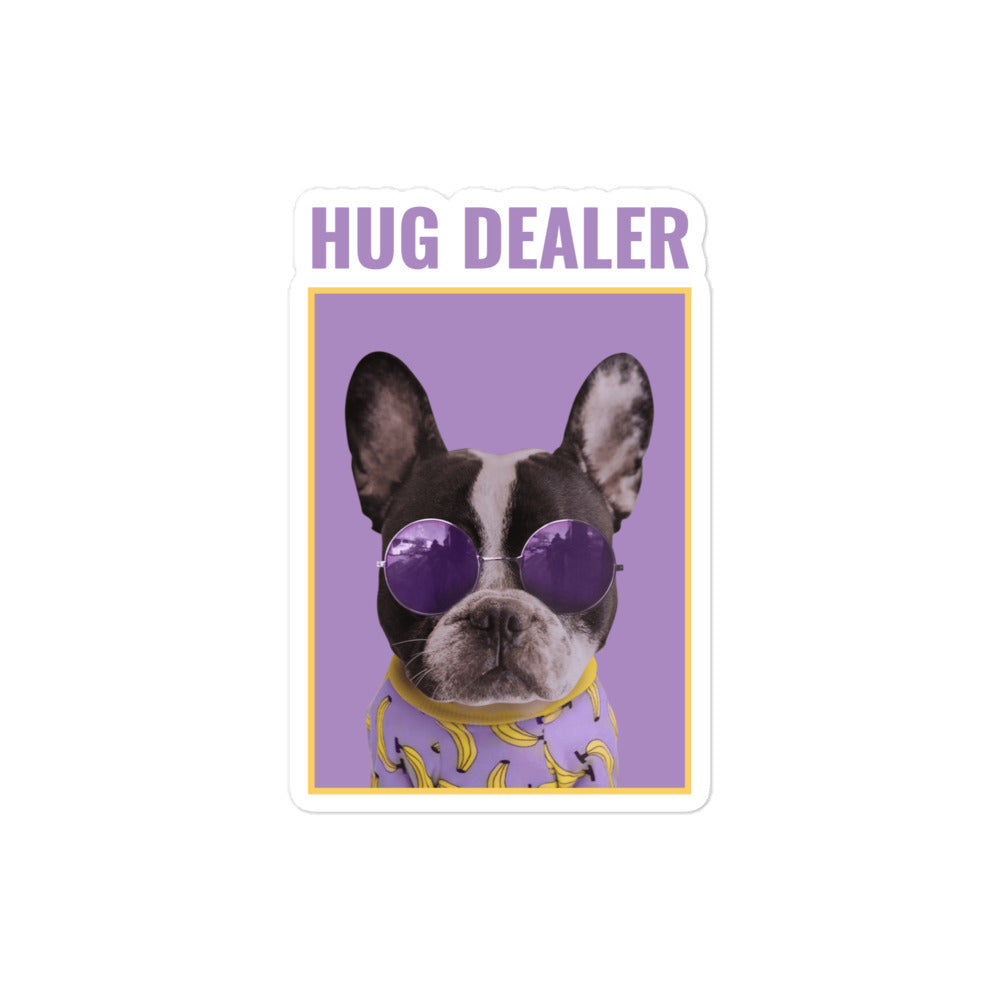 Hug Dealer Bubble-Free Stickers