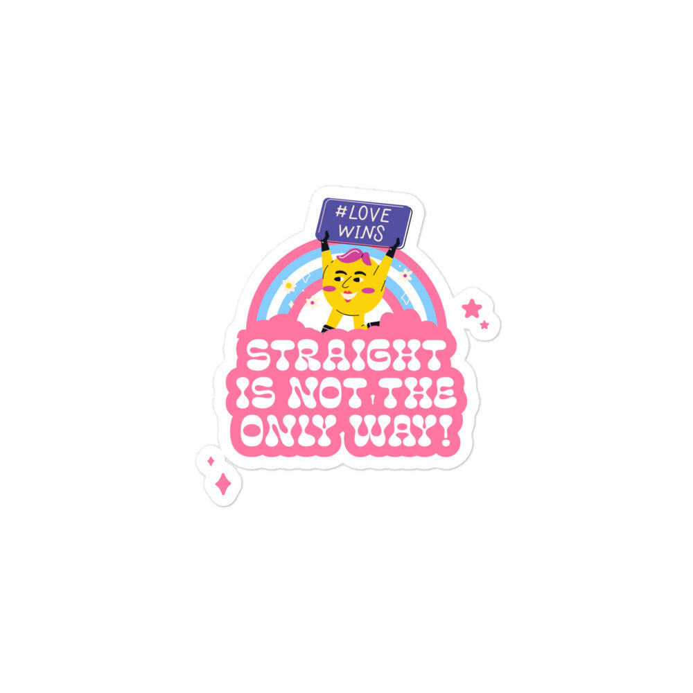 Straight Is Not The Only Way! Bubble-Free Stickers