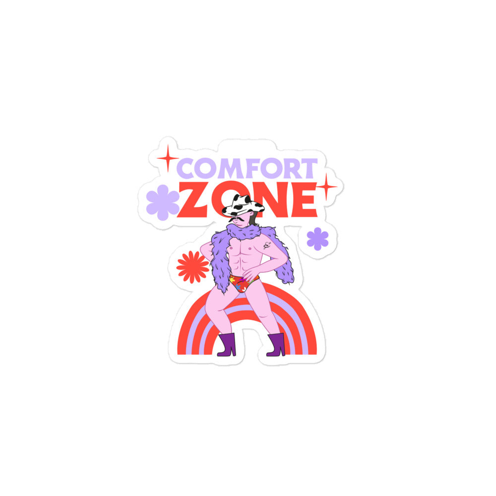 This Is My Comfort Zone Bubble-Free Stickers