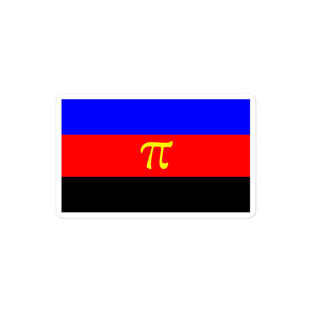 Polyamory Pride Bubble-Free Stickers