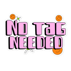 No Tag Needed Bubble-Free Stickers