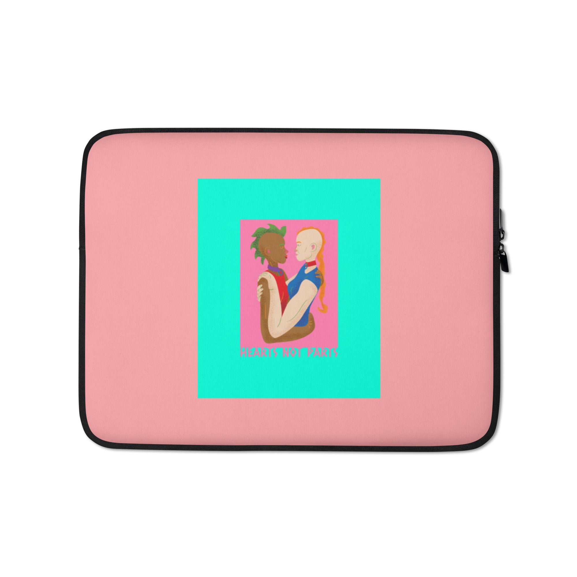Hearts Not Parts Laptop Sleeve