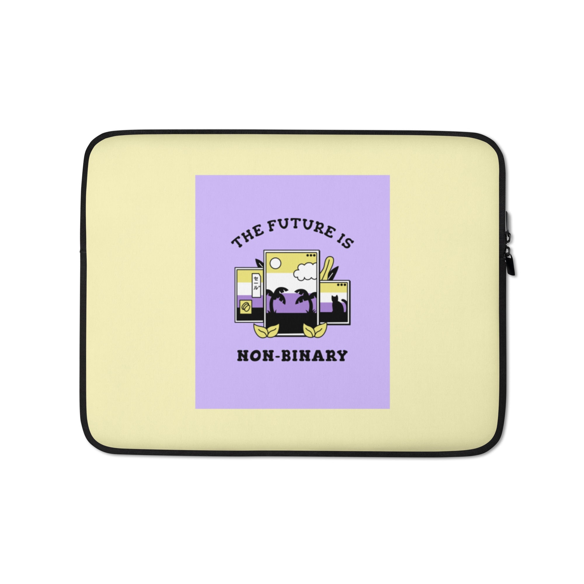 The Future Is Non-Binary Laptop Sleeve