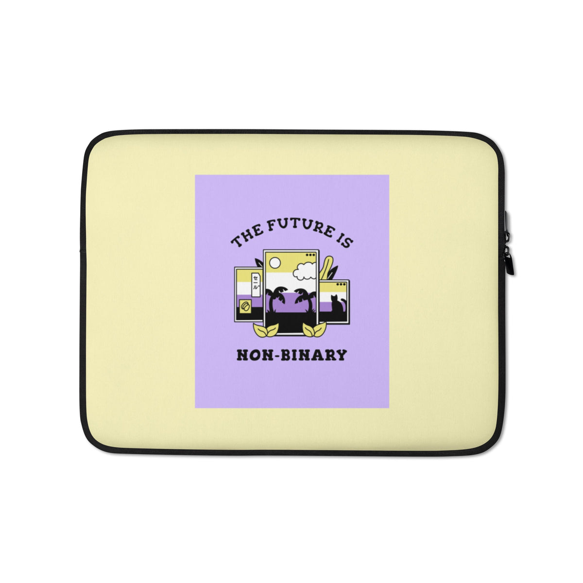 The Future Is Non-Binary Laptop Sleeve
