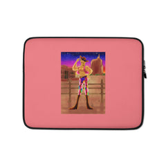 Gay Cowboy At Sunset Laptop Sleeve