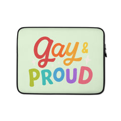 Gay & Proud Laptop Sleeve