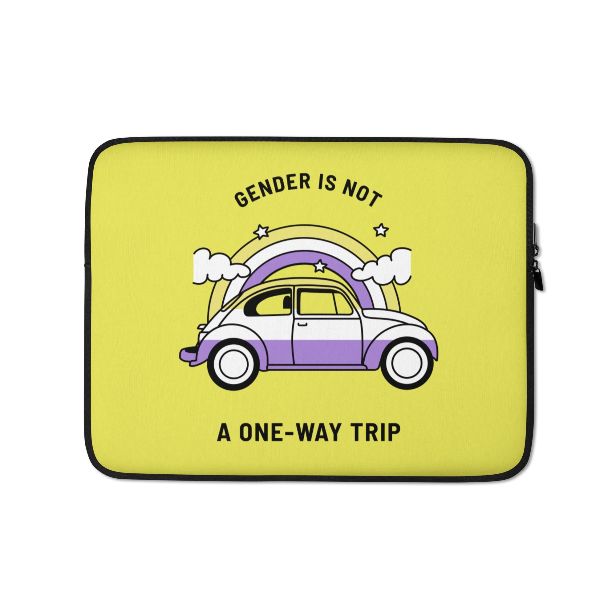 Gender Is Not A One-Way Trip Laptop Sleeve