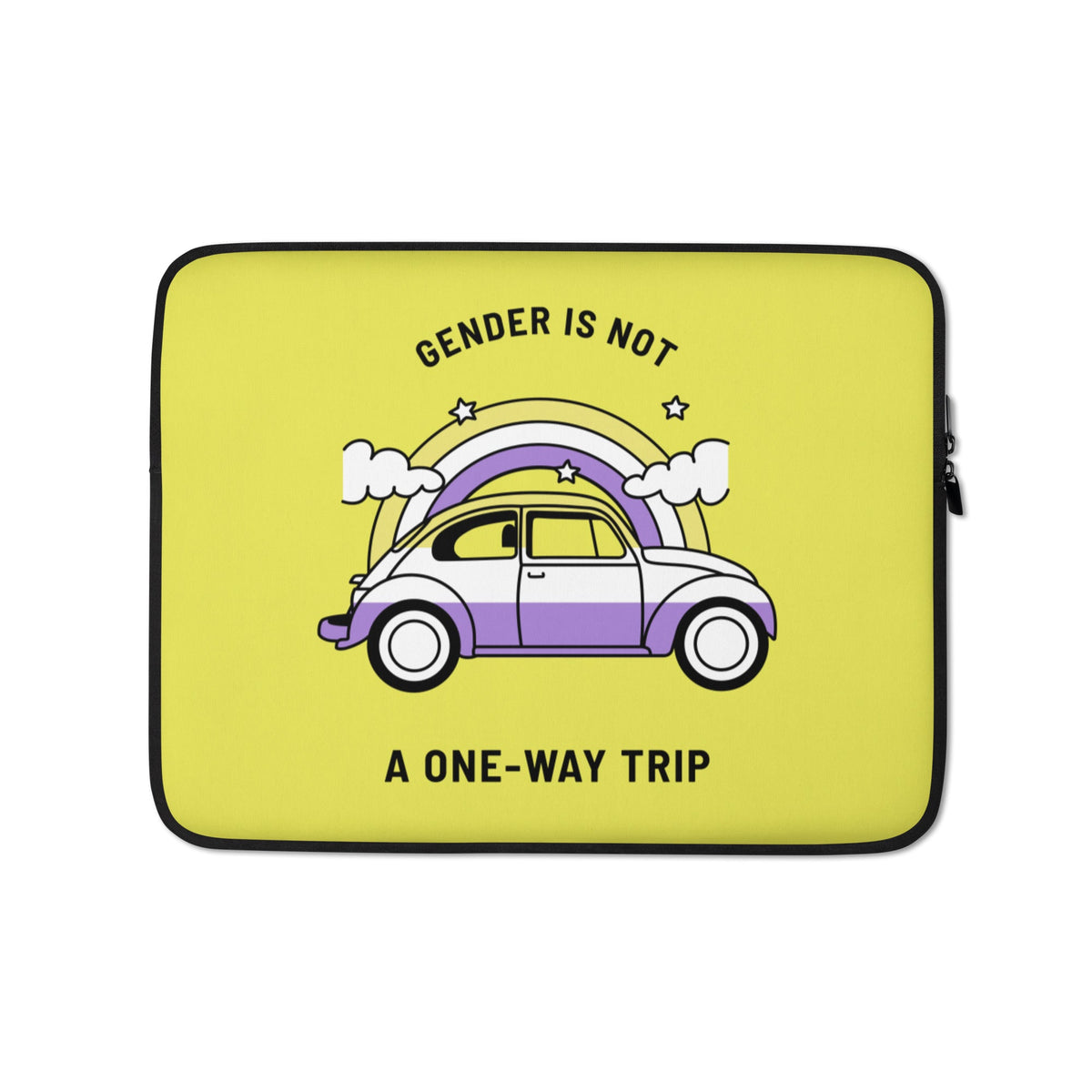 Gender Is Not A One-Way Trip Laptop Sleeve