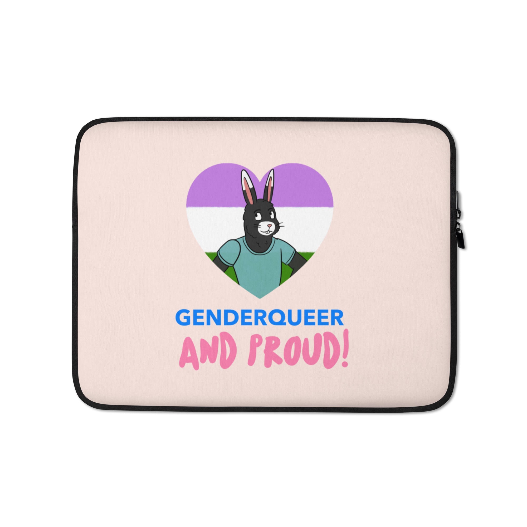 Genderqueer And Proud Laptop Sleeve