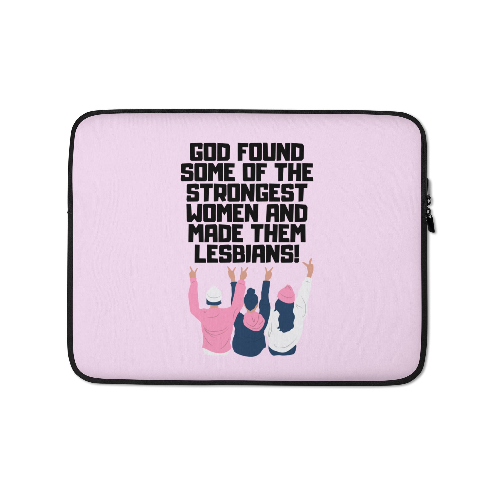 God Found The Strongest Women Laptop Sleeve