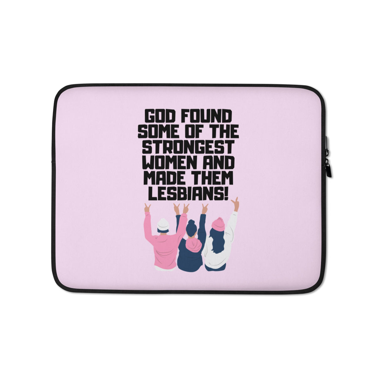 God Found The Strongest Women Laptop Sleeve
