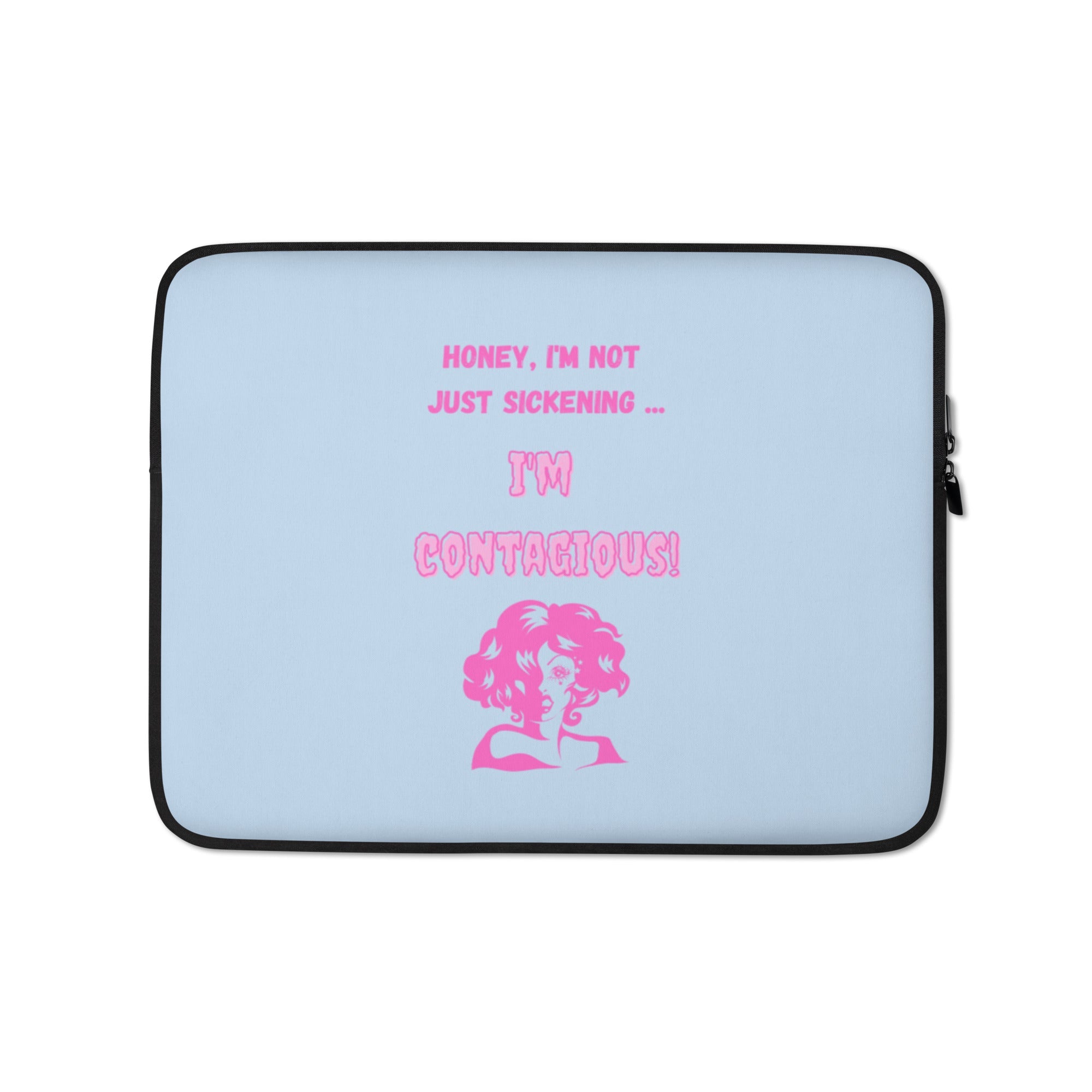 I'm Contagious Laptop Sleeve
