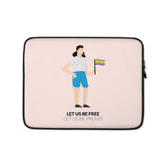 Let Us Be Free Let Us Be Proud Laptop Sleeve