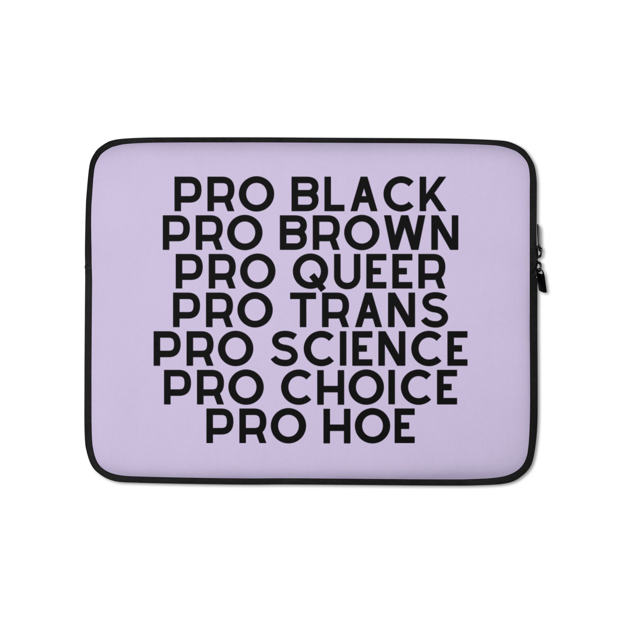 Pro Hoe (Black Text) Laptop Sleeve